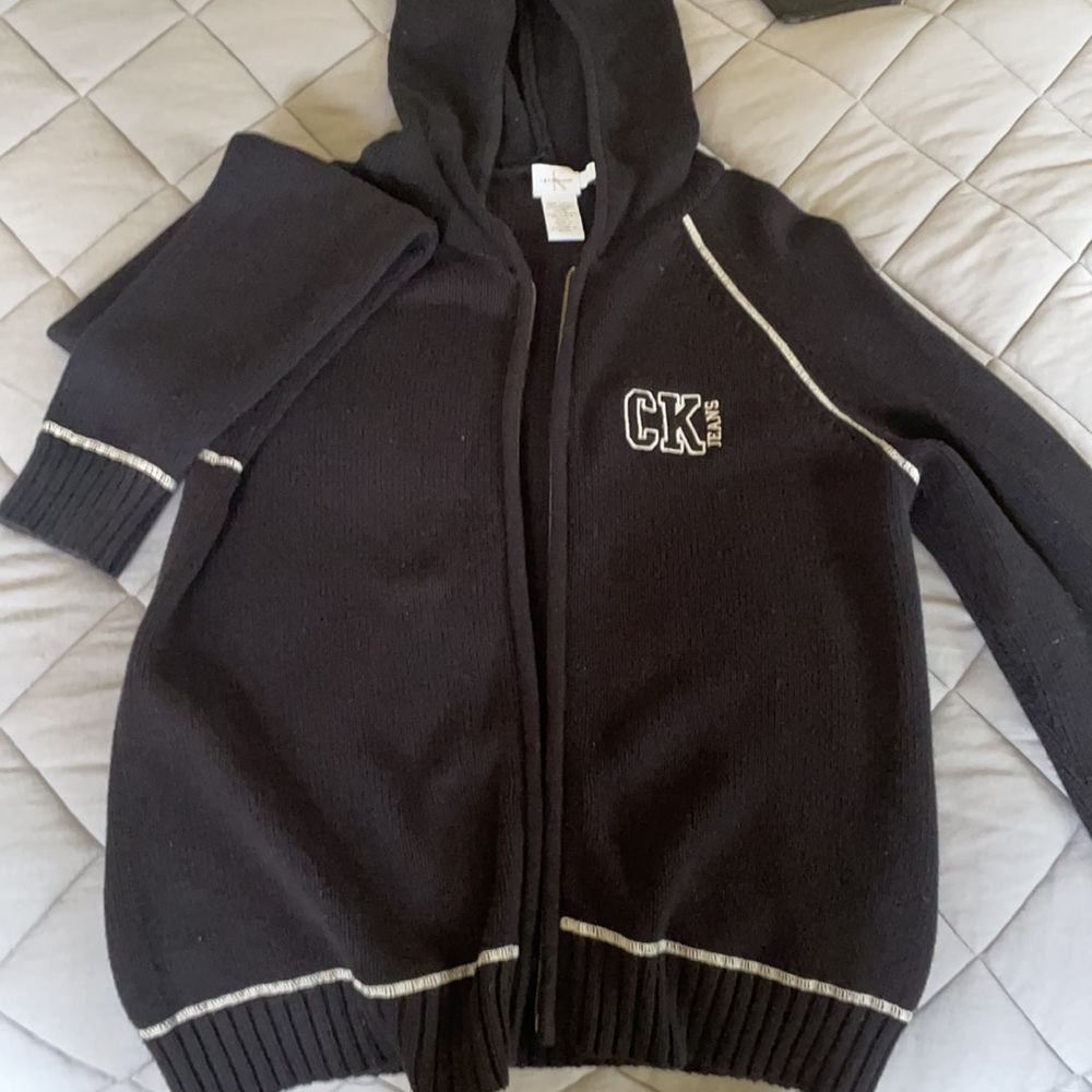 Calvin Klein zip up sweater - Picture 4 of 4